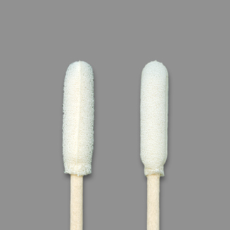 FoamTec HT1207 CleanWIPE Swab Tip Close Up